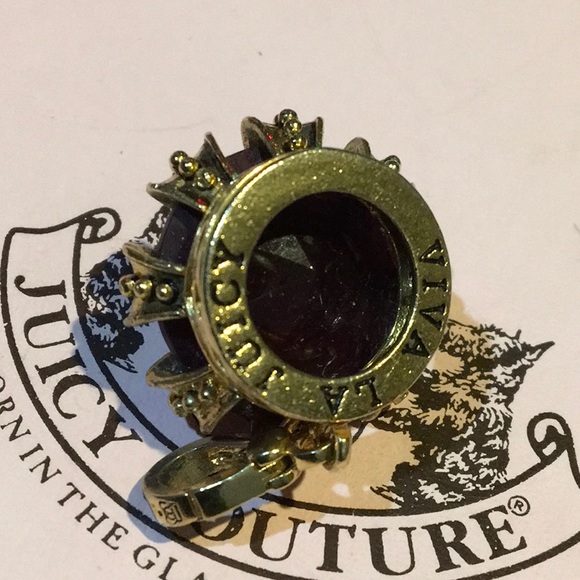 Juicy Couture charm large garnet crown - Picture 2 of 5
